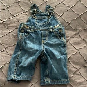 Boys 3-6month old navy overalls